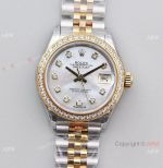 (TWS) Swiss Faux Rolex Datejust 28 Jubilee watch Diamond Bezel